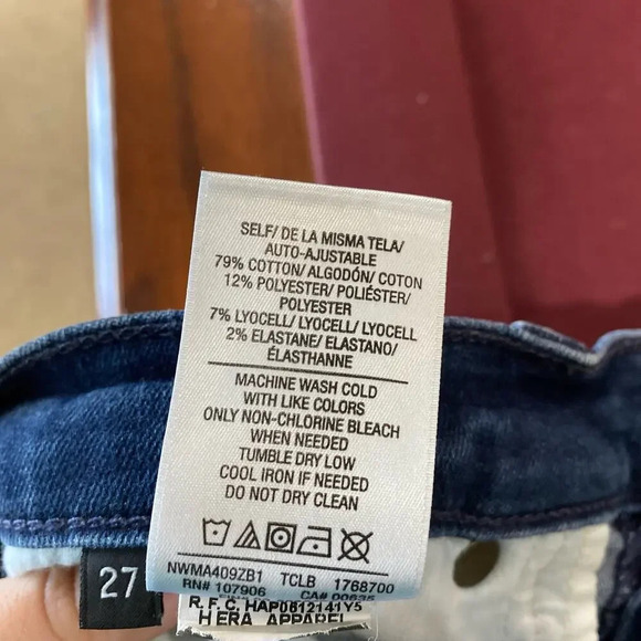 HUDSON Natalie Super Skinny Jeans Size 27 Stretch Denim Dark Wash - Picture 7 of 7